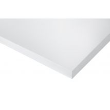 Polyrey - Plan De Travail Îlot Stratifié Blanc Mat L.1840 X P.1000 X Ép.38 Mm Hydrofuge