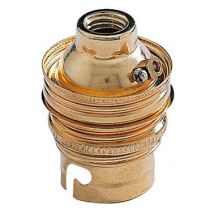 Douille B22 Acier Laitonne Double Bague Ebenoid