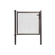 Mrt - Portillon Panneau Grillage Gris Maille 50 X 50 Mm Haut.1,25 M