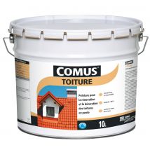 Peinture Toiture Décorative Imperméable Rouge Brique 10 L - Comus