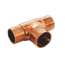 Quick Plomberie - Té Réduit Triple Femelle Cuivre À Souder Diam.14-12-14 Mm
