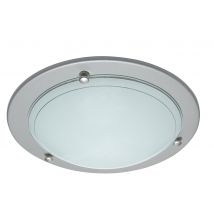 Plafonnier En Métal Gris E27 - Slid Concept