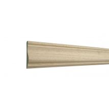 Moulures De Décoration M8 Bois Exotique Blanc Non Traité* 13 X 43 Mm Long.2,4 M - Sotrinbois