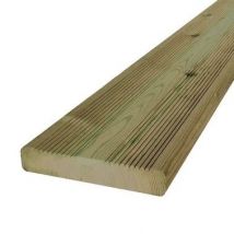 Bricoman - Lame De Terrasse Pin Classe 4 27 X 145 Mm Long. 4 M