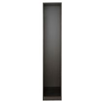Bricoman - Tiroir Anthracite Avec Cadre En Verre De Largeur 36,4cm Pour Colonne De 40cm