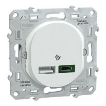 Chargeur Usb A + C Ovalis 2 - Schneider Electric