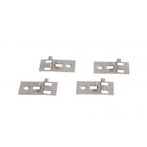 Barrain - Sachet De 100 Clips De Pose Pour Lame Terrasse Composite