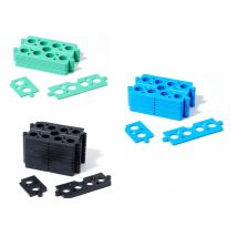 Jouplast - 75 Cales Plates Panachees 2/3/5mm