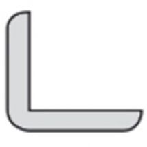 Baguette D’angle En Mdf Revêtu Papier Blanc 23 X 23 Mm Long.2,4 M - Sotrinbois