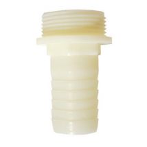 Techno - Embout Cannelé Nylon Droit Mâle D.20 Mm