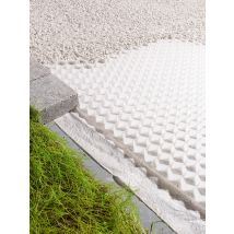 Bricoman - Stabilisateur Gravier Blanc L.120 X L.80 Cm Ep.3 Cm