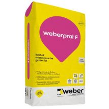 Weber Saint - Gobain - Enduit Monocouche Ton Pierre 25 Kg Weberpral F - Weber