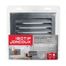 Joncoux - Bouche De Soufflage Lamelles Inox 200 X 200 Mm