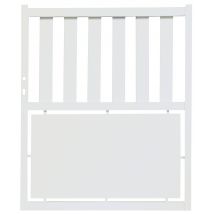 Bricoman - Portillon Aluminium 1.00 M Rodez Blanc