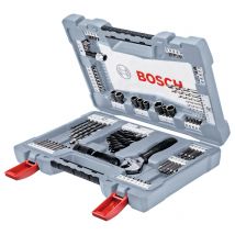 Coffret 91 Pcs Forets +embouts Vissage X-line Premium Bosch