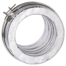 Joncoux - Adaptateur Simple Paroi Lisse Ø200 / Double Paroi Inox Ø200