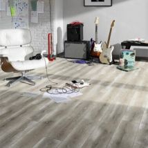 Bricoman - Revêtement De Sol Stratifié Quercus Vintage Gris Colis De 2,493 M²