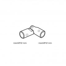 Protecta - Cardan Rond Chromé 12 Mm
