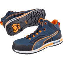 Puma Safety - Chaussure De Securité Haute S3 Bleu/orange T.41 Crosstwist - Puma