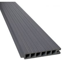 Barrain - Lame Clôture Composite Gris L.150 X Ep.22 Mm Long.1,98 M