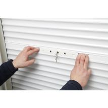 Protecta - Volet Roulant Aluminium À Tirage Direct Blanc H. 220 X L.100 Cm