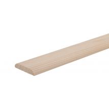 Champlat 2 Arrondis En Sapin De Pays Sans Nœud 6 X 30 Mm Long.2,5 M - Sotrinbois
