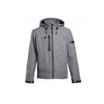 Nine Worths - Blouson De Travail Gris Chiné / Noir T.m Flores - North Ways