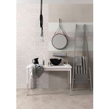 Idea Ceramica - Faïence Gris Effet Béton L.25 X L.60 Cm Porcellana