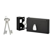 Thirard - Serrure applique 4G croc gauche 2 clefs 140 x 80 mm
