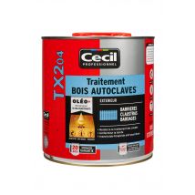 Traitement Bois Autoclaves Barrière Bardage Brun Tx204 2,5 L - Cecil Pro