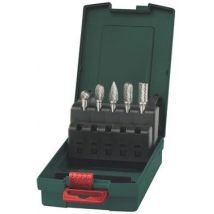 Coffret 5 Fraises Lime Carbure Rotatives Pour Meuleuse Droite - 628403000 Metabo