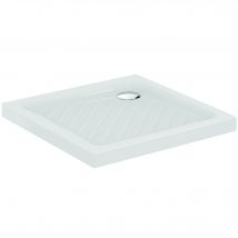 Receveur Grès Blanc L.80 X H.7 X P.80 Cm Ulysse - Porcher