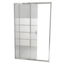 Elmer - Paroi De Douche Coulissante Chromée L.160 Cm X H.190 Cm X Ep.5 Mm Shiva