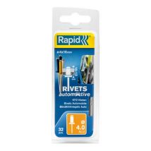 Lot De 32 Rivets Aluminium 4 Couleurs Diam.4 X 16 Mm - Rapid