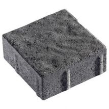 Fabemi - Pavé Gris Anthracite Lavardin, L.15 X L.15 X Ep.6 Cm, Le M²