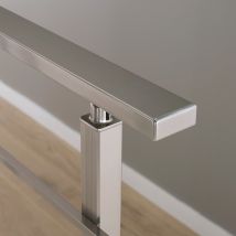 Bricoman - Garde-corps En Aluminium Anodisé Inox Square