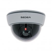 Caméra De Surveillance Factice Type Dôme Avec Led Clignotante - Sedea - 550980