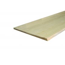 Tablette Sapin Du Nord A/b Panneauté 2 Bords Droits 18 X 600 Mm Long.2 M - Sotrinbois