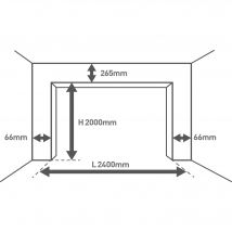 Bricoman - Porte Garage Enroul First2 2x2.40m Blanc