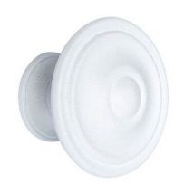 Rei - Bouton Zamak Peint Blanc Pore D35mm