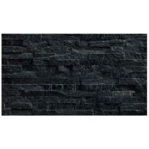 Lithos - Plaquette De Parement Ultra Black Noir Brillant