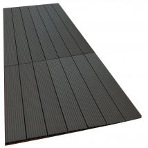 Barrain - Lame De Terrasse Composite Noire 21 X 138 Mm Long. 2,4 M