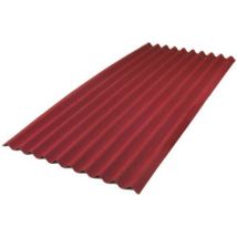 Onduline - Plaques 9s Rouge 2x0,855 M