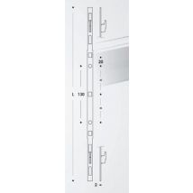 Vicente Vila - Kit Serrure 3 Points Baie Coulissante Aluminium