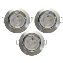 Easylight - Spots Led Encastrables Gris Lot De 3 - Slid