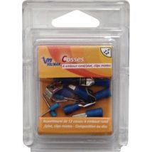 Voltman - Lot 4 Cosses Clips Ø6.3mm + 8 Cosses 6.3+1.9mm