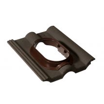 Tuile À Douille Durovent Double Romane Brun - Monier