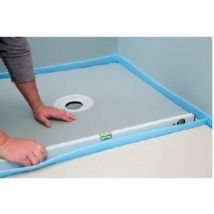 Poresta - Receveur À Carreler Écoulement Décentré L.180 X P.90 X Ep.6 Cm Slot