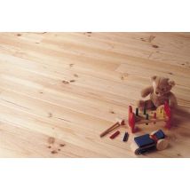 Servary - Parquet Bois Massif À Clouer Pin Naturel Larg.20 Cm
