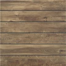 Bricoman - Carrelage Sol Extérieur Effet Bois L.45 X L.45 Cm - Cabane Castano